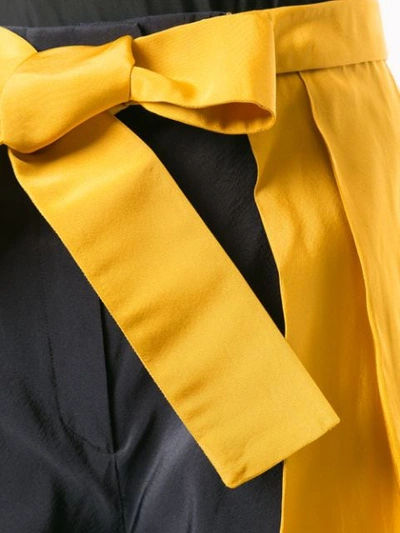 Shop Rosie Assoulin Bicolour Culottes In Yellow