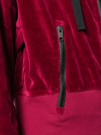 Shop Haider Ackermann Freeman Zip-up Hoodie In Red