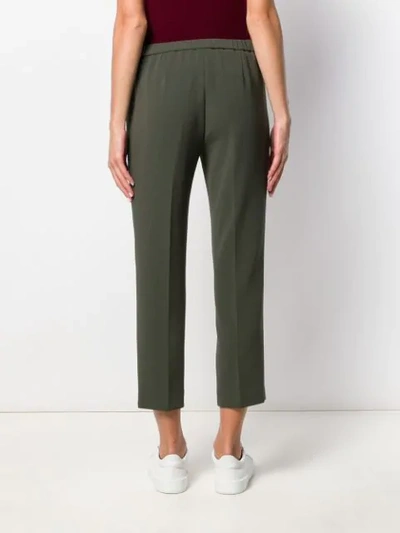 Shop Theory Wuu Trousers In Green