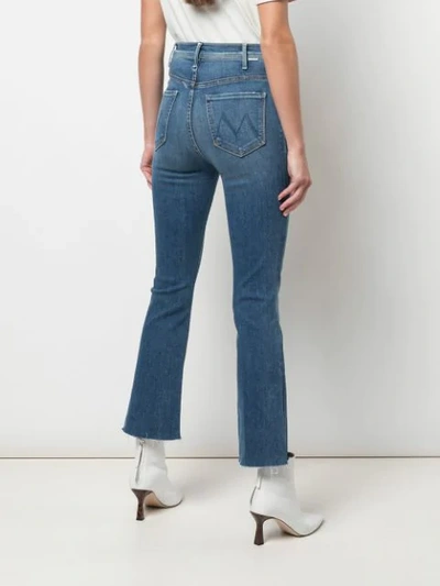 Shop Mother The Hustler Jeans In Blue