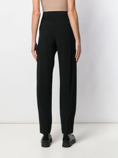 Shop Joseph Arbala High-waist Trousers In Black