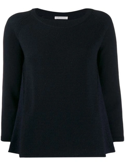 Shop Stefano Mortari Ribbed Knit Sweater In Blue