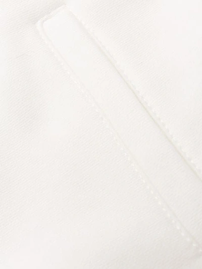Shop Federica Tosi High-waist Flared Trousers In White
