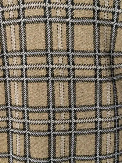 Shop Antonio Marras Plaid Knit Sweater In Neutrals