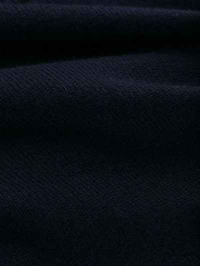 Shop Chloé Knitted Sweatshirt In 48b Evening Blue