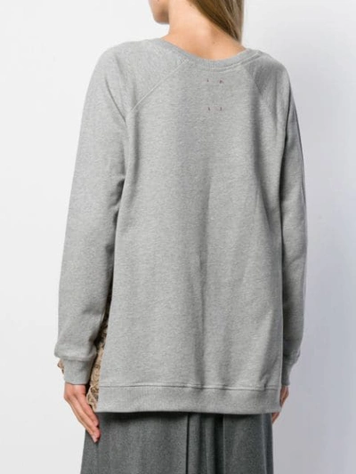 Shop Antonio Marras Patchwork Sweatshirt In Grey