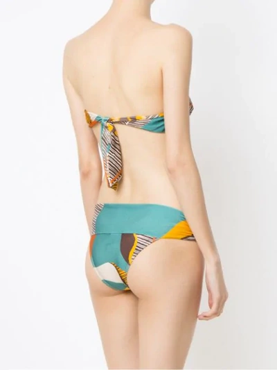 Shop Adriana Degreas Bikini Mit Schildpattdetails In Blue