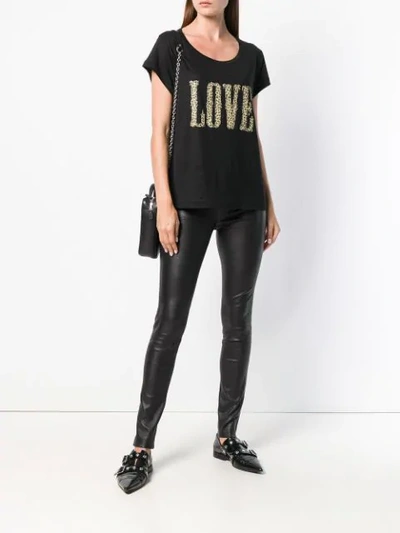 Shop Zadig & Voltaire Zadig&voltaire Love T-shirt - Black