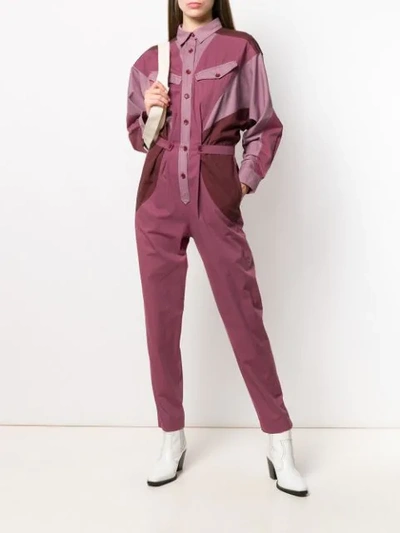 Shop Isabel Marant Étoile Guan Jumpsuit In Pink