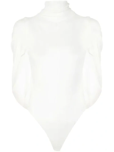 Shop Cushnie Draped In White