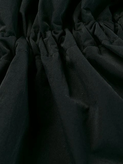 Shop Bottega Veneta Oversized Mid-length Coat In Black