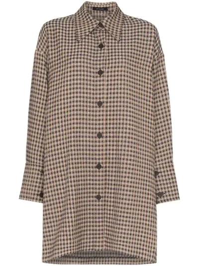 Shop Low Classic Checked Oversized Shirt