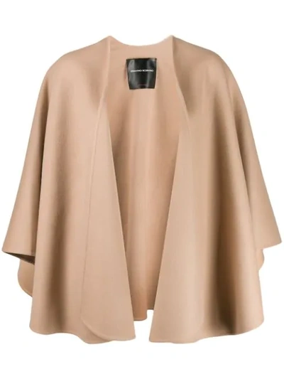 Shop Ermanno Scervino Open Front Cape In 51215