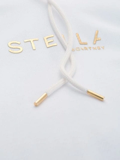 Shop Stella Mccartney Logo Hoodie In White