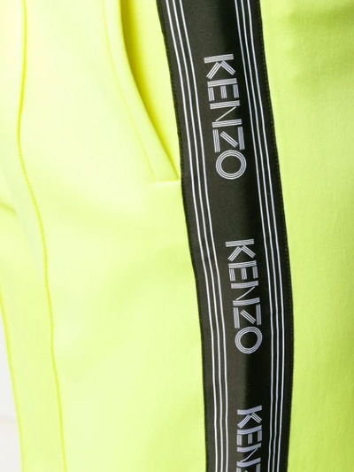 Shop Kenzo Fashion Trousers In Yellow
