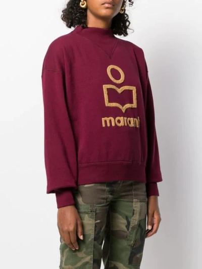 Shop Isabel Marant Étoile Mansel Sweater In Red