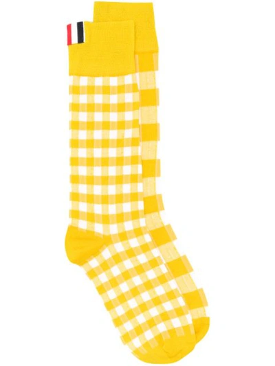 Shop Thom Browne Fun In Yellow