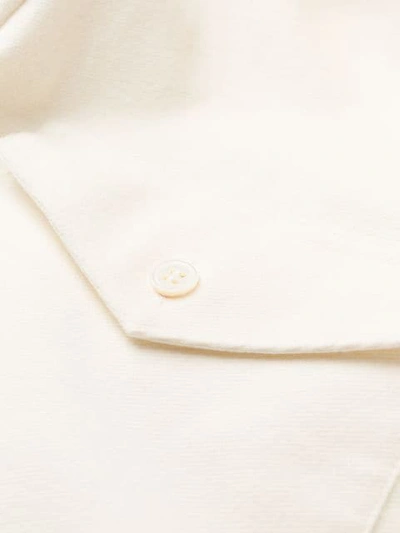 Shop Theory Long Sleeved Cotton Shirt In White