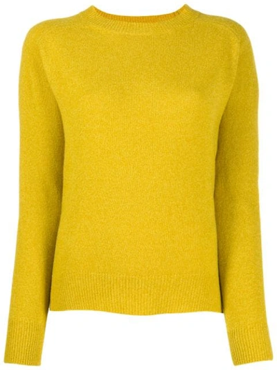 Shop Aspesi Raglan Jumper In Yellow