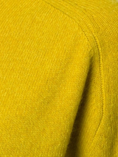 Shop Aspesi Raglan Jumper In Yellow
