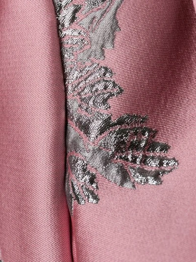 Shop Alexander Mcqueen Floral Brocade Blazer In Pink