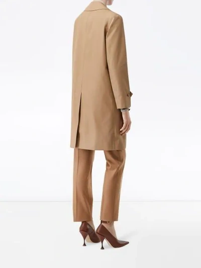 Shop Burberry Pimlico Car Trench Coat In Neutrals