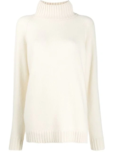 Shop The Elder Statesman Cashmere Long-length Jumper In Neutrals