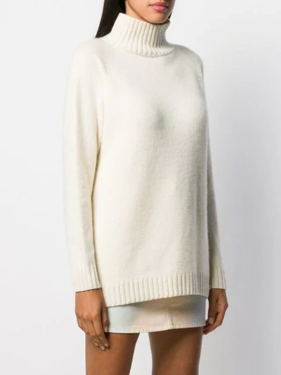 Shop The Elder Statesman Cashmere Long-length Jumper In Neutrals