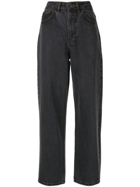 Tamuna Ingorokva Maya Denim Jeans In Black | ModeSens