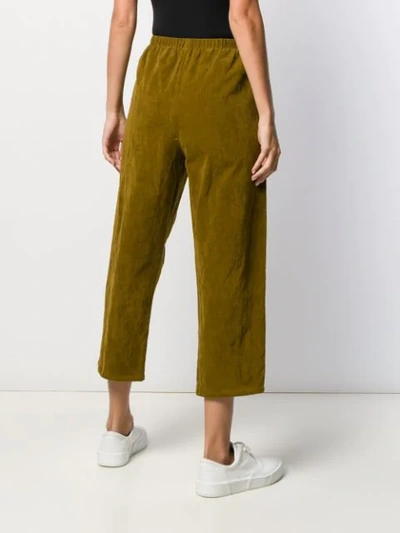 PLAIN CROPPED TROUSERS