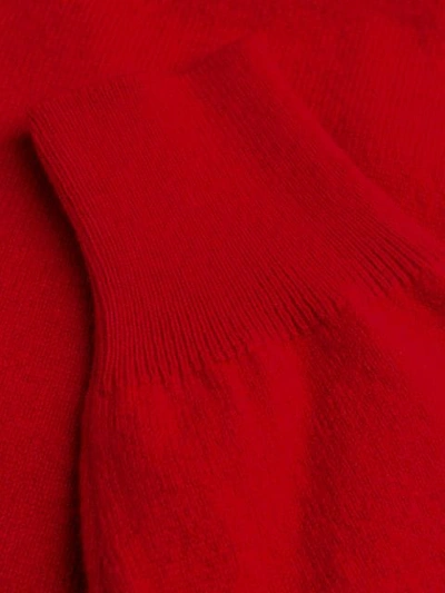 Shop Dolce & Gabbana Logo Button Up Cardigan In Red