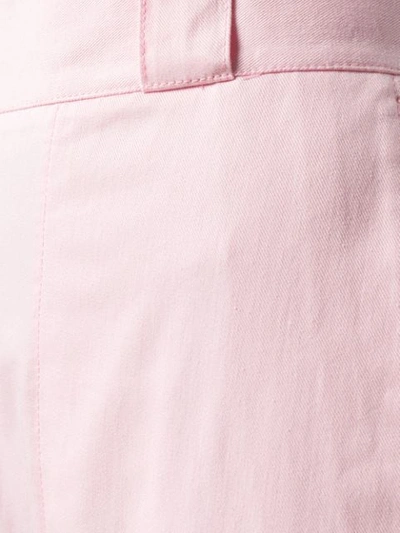 Shop Loewe High Waist Trousers In Pink