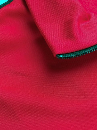 Shop Chiara Ferragni Logo Zipped Jacket In Red