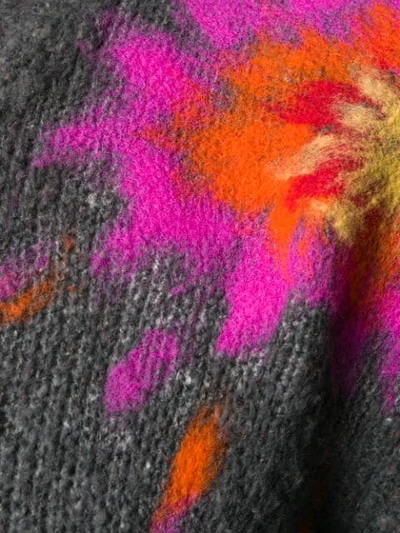 AVANT TOI TIE-DYE INTARSIA JUMPER - 灰色