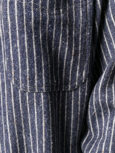 Shop Isabel Marant Étoile Long Sleeve Striped Shirt In Blue