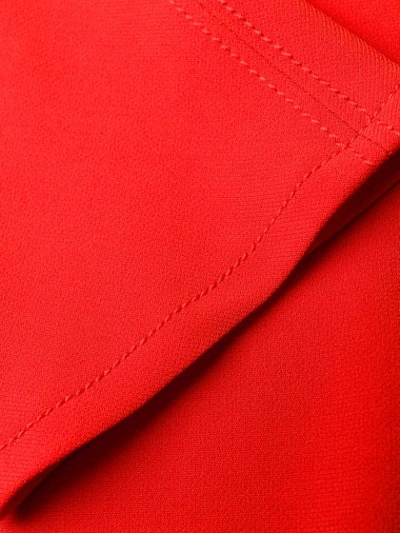 Shop Alberto Biani V-neck Blouse In Red