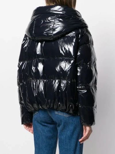 Shop Bacon Shiny Cloud Jacket In Black