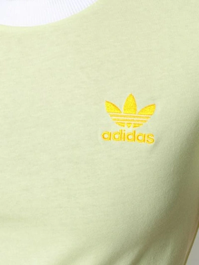 Shop Adidas Originals Stretch Logo T In Yellow