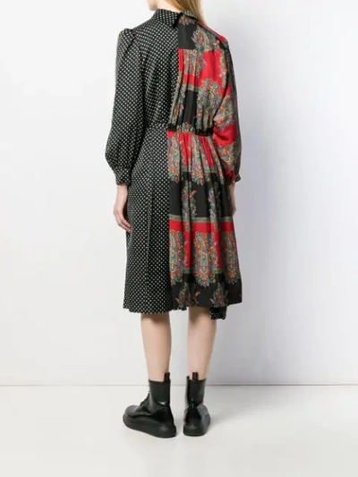 Shop Junya Watanabe Deconstructed Shirt Dress In Black
