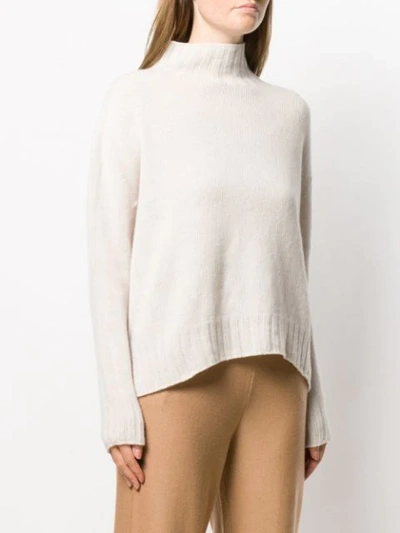 Shop Aragona Relaxed Jumper In Neutrals