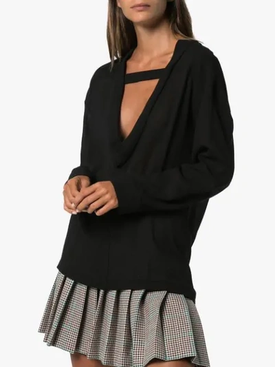 Shop 032c Cosmic Workshop Silk Blouse In Black