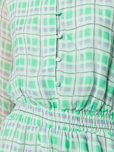 Shop Essentiel Antwerp Tus Printed Dress In Green