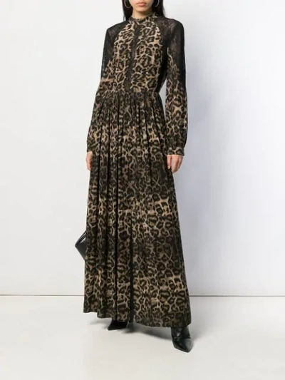 Shop John Richmond Leopard Print Maxi Dress In Hb Leopard Print