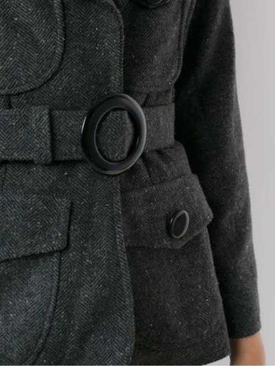 Shop Framed London Coat In Grey