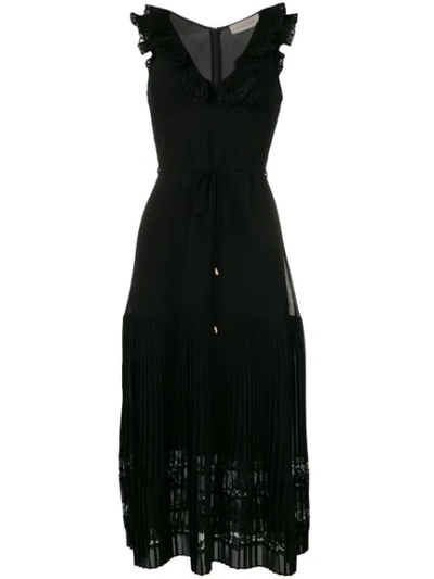 Shop Zimmermann Flutter Lace Dress In Black