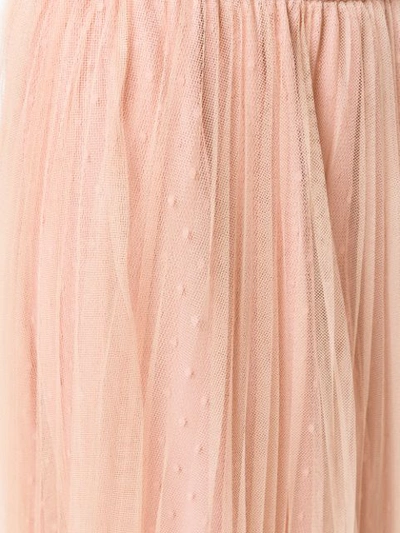 Shop Red Valentino Tulle Pleated Dress - Pink