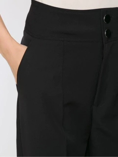 Shop Tufi Duek Wide Leg Tailored Trousers In Black