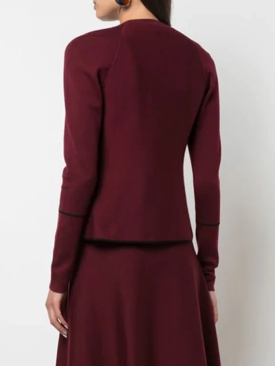 Shop Casasola Double Face Fine Jumper In Red