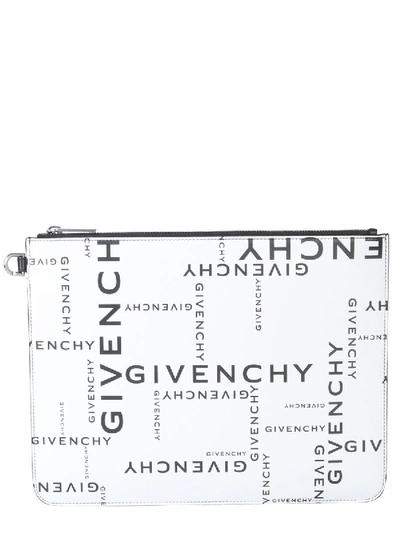 Shop Givenchy Multicolor Leather Clutch