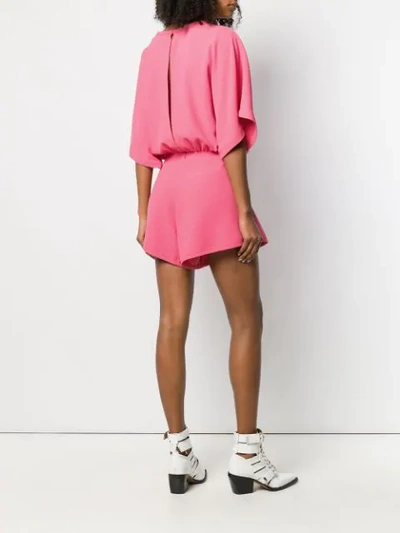 Shop Iro Bamboo Playsuit In Pink